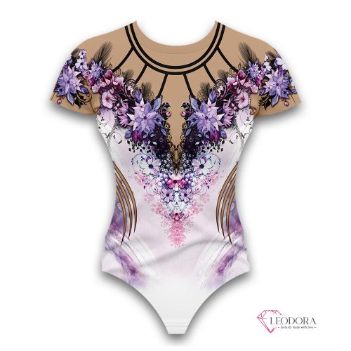 Violet Blossom Leotard