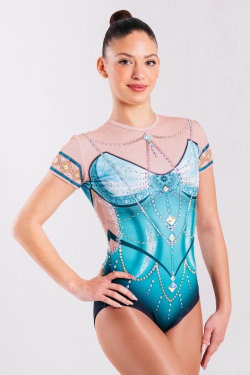 Eastern Jewel Leotard - With crystals